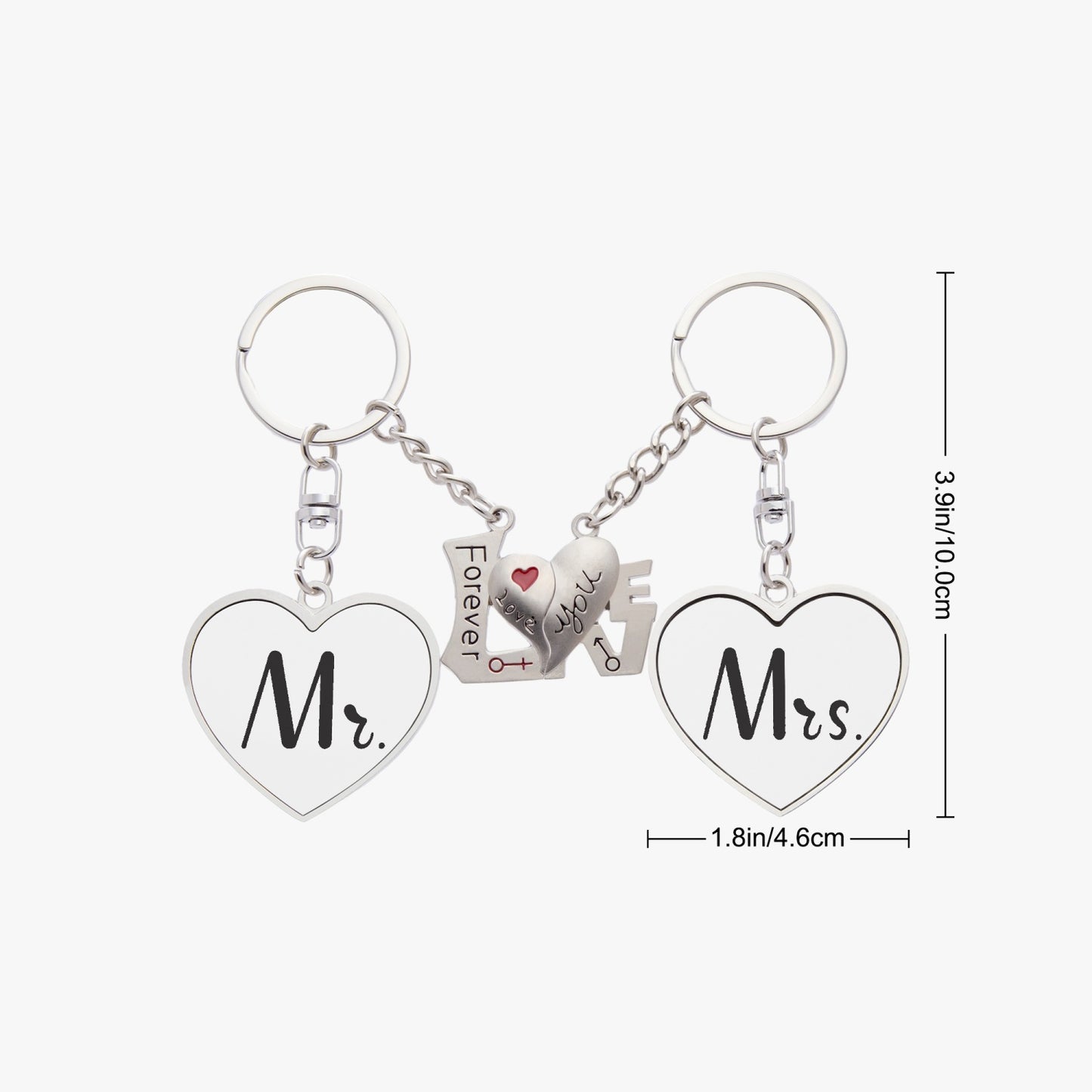 Mr. & Mrs. Couple Magnetic Keychain - Kim’s Signature Beauty & Accessories
