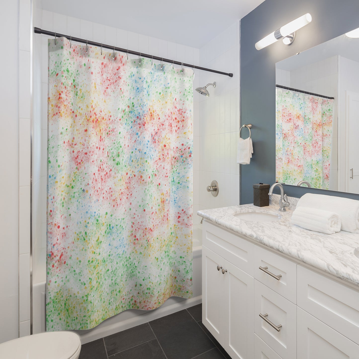 Multi Colored | Shower Curtain - Kim’s Signature Beauty & Accessories