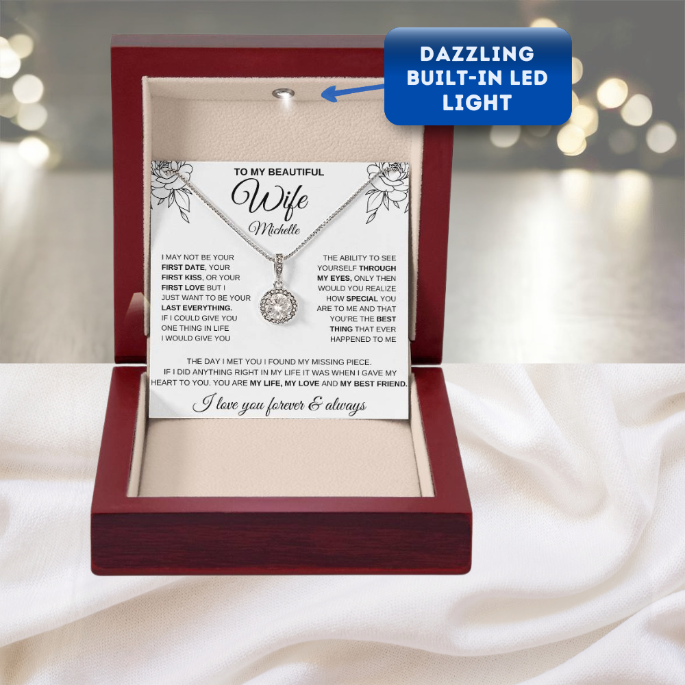 My Beautiful Wife | Eternal Hope Necklace (Personalize) - Kim’s Signature Beauty & Accessories