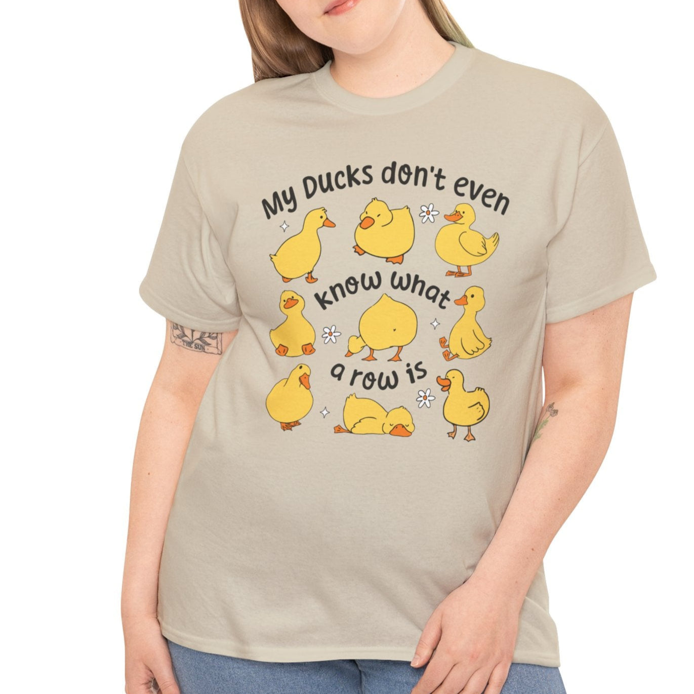 My Ducks Don’t Know What a Row Is – Funny Chaos Tee - Kim’s Signature Beauty & Accessories