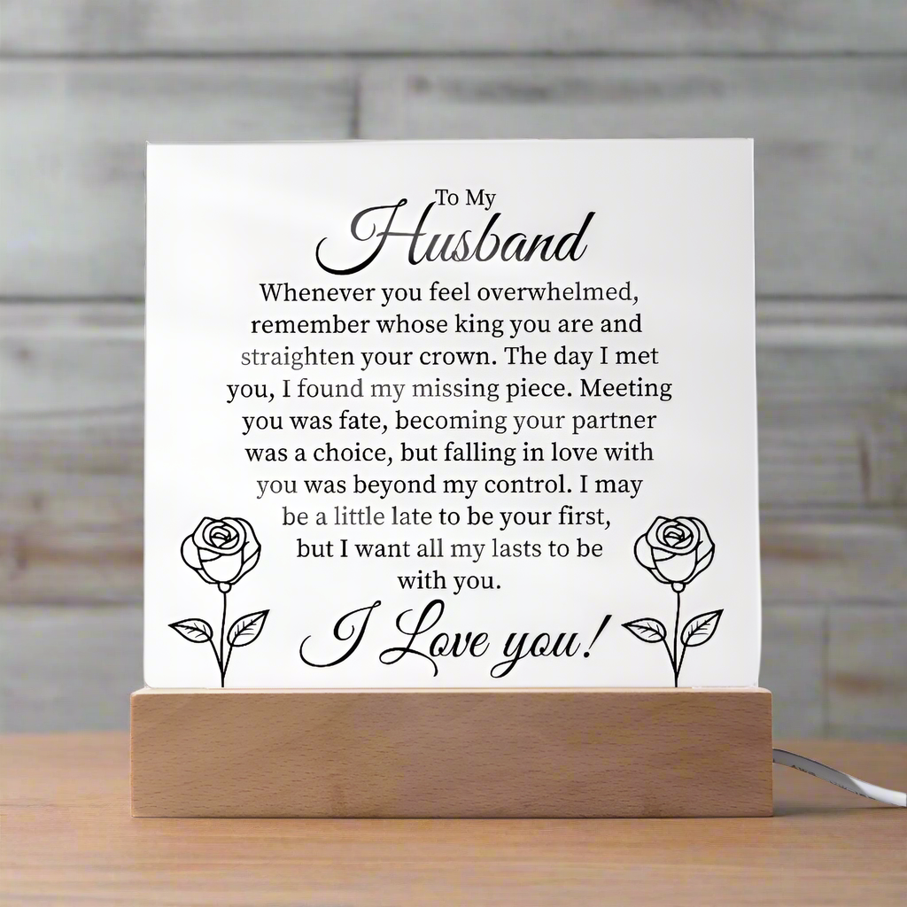 My Husband, My King Acrylic Light - Kim’s Signature Beauty & Accessories