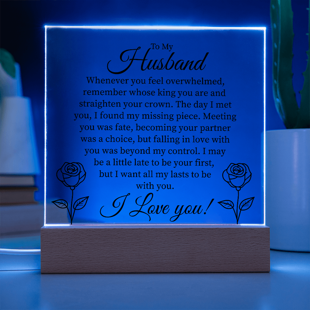 My Husband, My King Acrylic Light - Kim’s Signature Beauty & Accessories