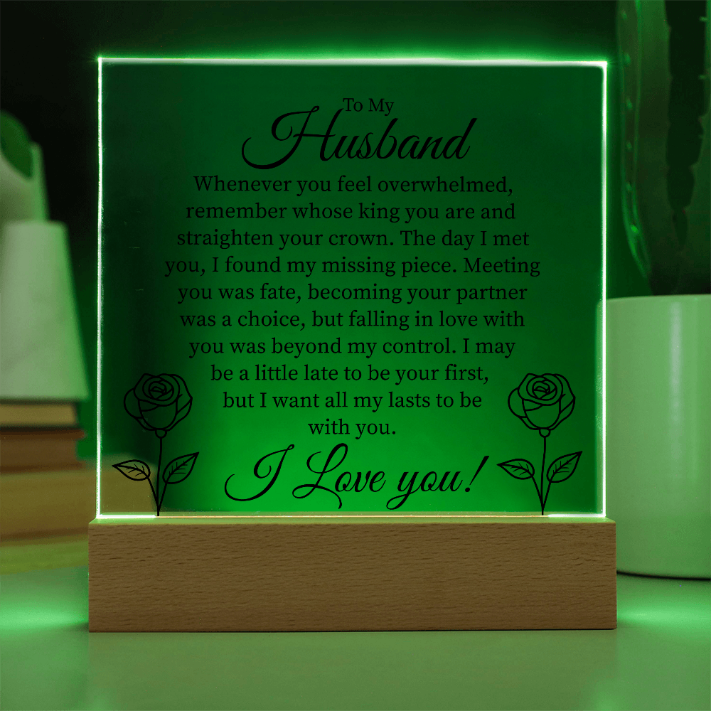 My Husband, My King Acrylic Light - Kim’s Signature Beauty & Accessories