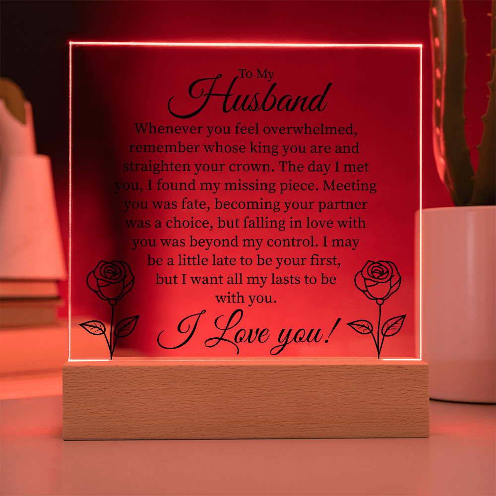 My Husband, My King Acrylic Light - Kim’s Signature Beauty & Accessories