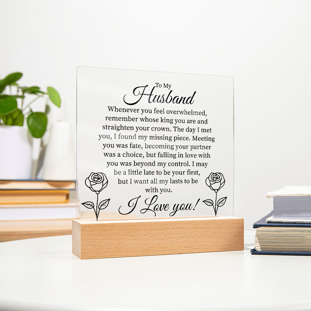 My Husband, My King Acrylic Light - Kim’s Signature Beauty & Accessories