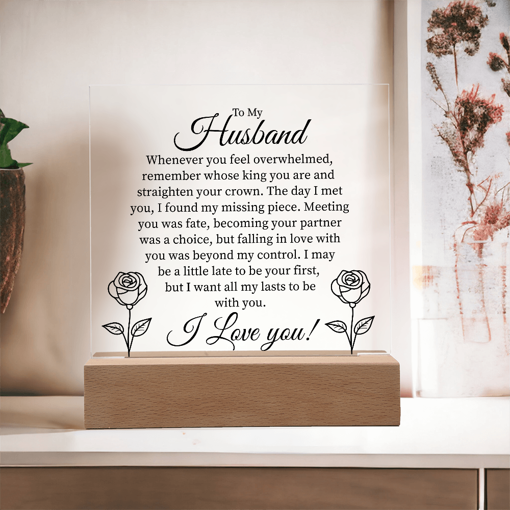 My Husband, My King Acrylic Light - Kim’s Signature Beauty & Accessories