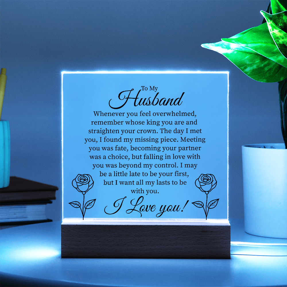 My Husband, My King Acrylic Light - Kim’s Signature Beauty & Accessories