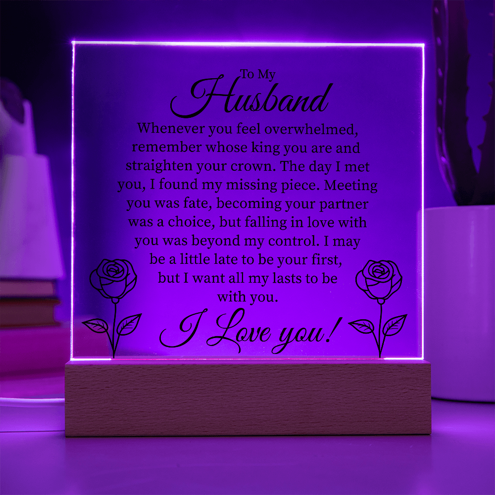 My Husband, My King Acrylic Light - Kim’s Signature Beauty & Accessories