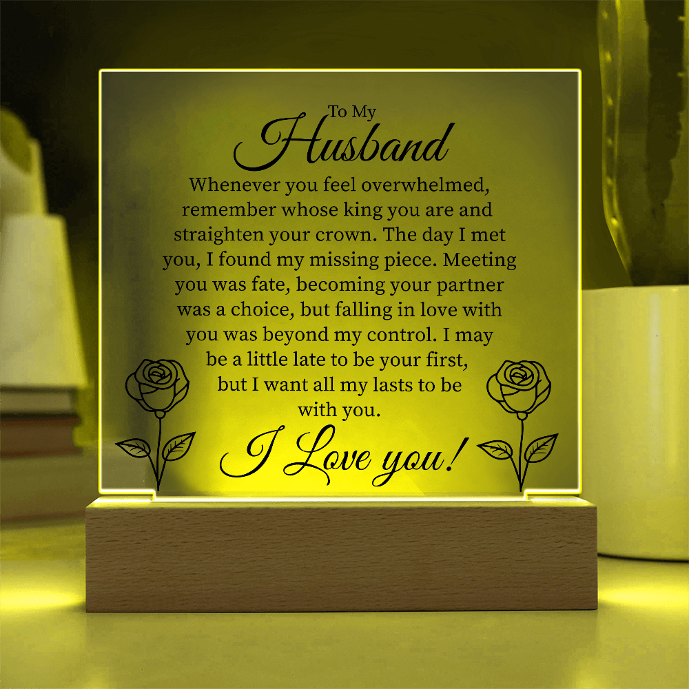My Husband, My King Acrylic Light - Kim’s Signature Beauty & Accessories
