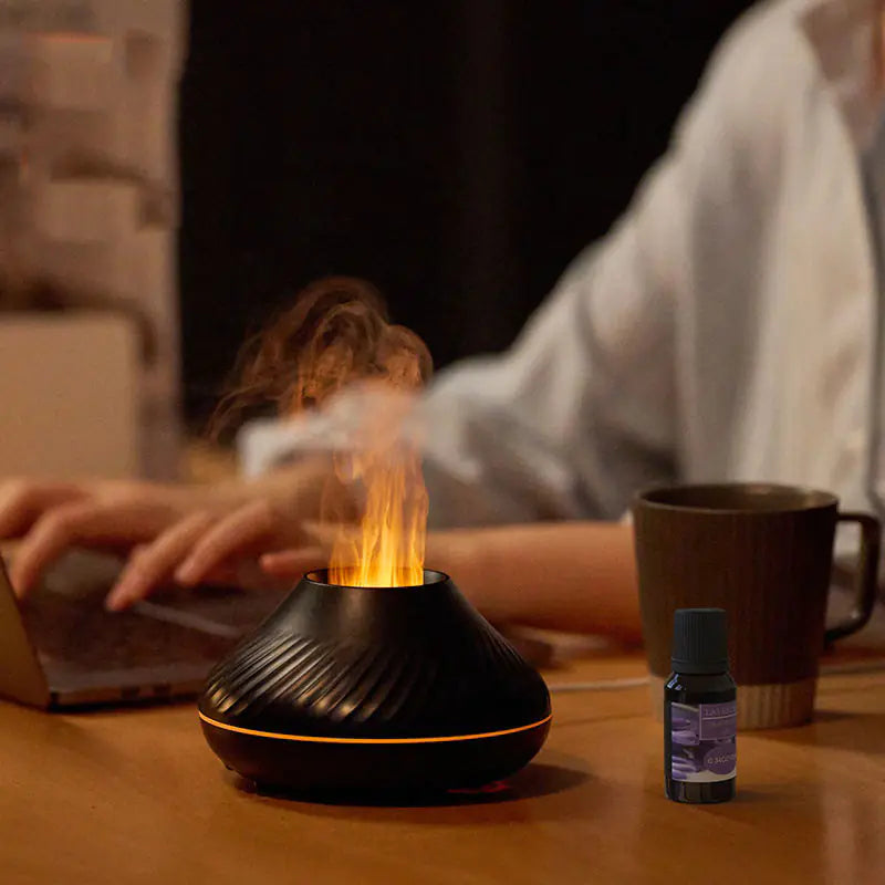 7 Color Flame Humidifier - Kim’s Signature Beauty & Accessories (Store description)