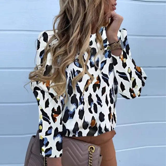 Vintage O-Neck Blouse - Kim’s Signature Beauty & Accessories