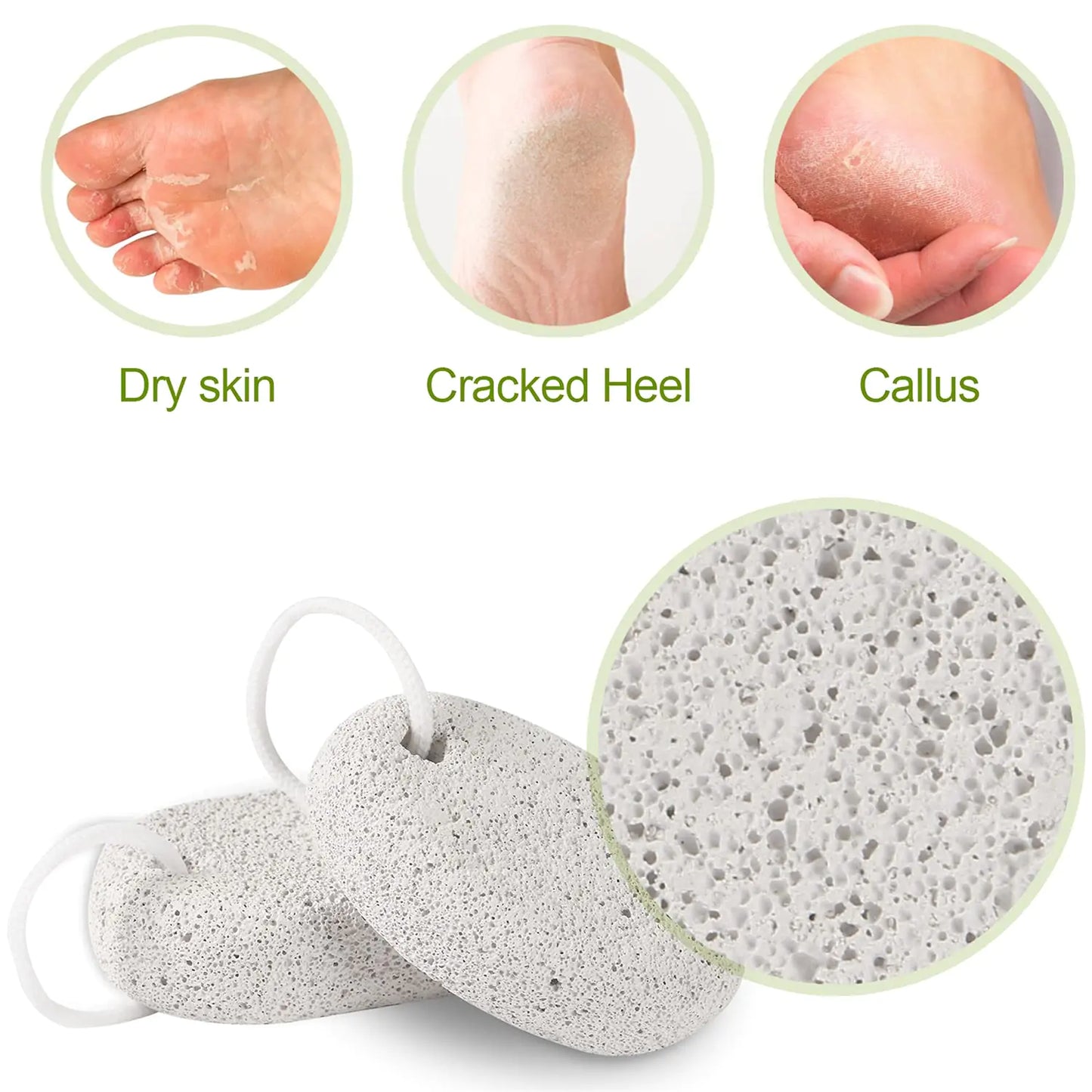 2PCS Natural Pumice Stone - Kim’s Signature Beauty & Accessories (Store description)