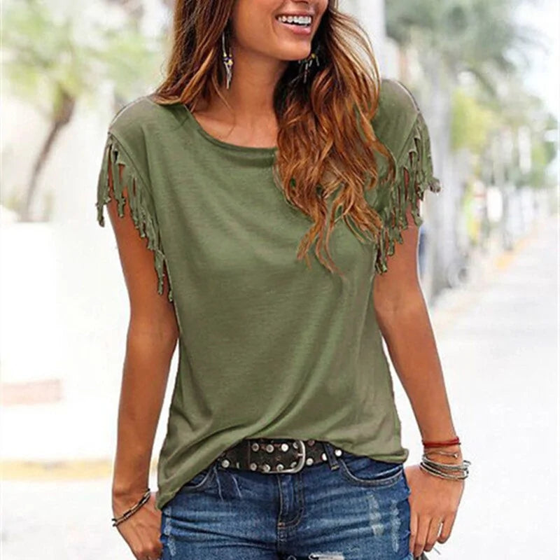 Women Summer T shirts - Kim’s Signature Beauty & Accessories (Store description)
