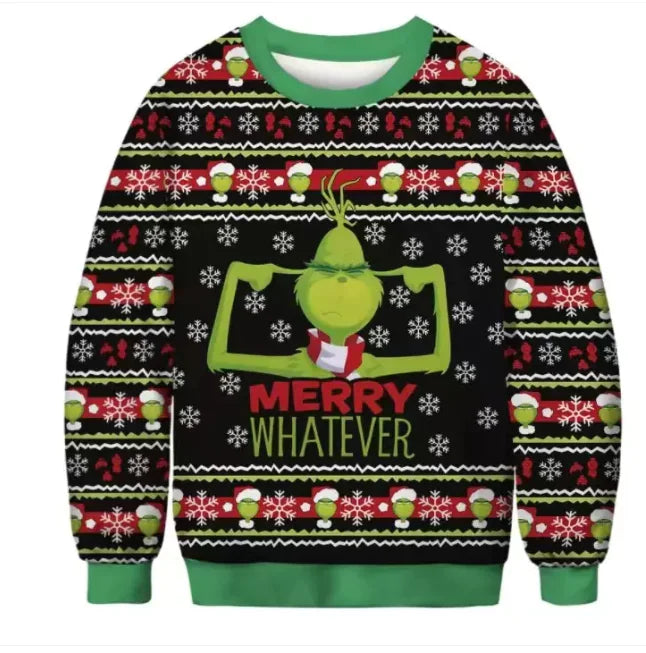 Grinch Ugly Christmas Sweater - Kim’s Signature Beauty & Accessories
