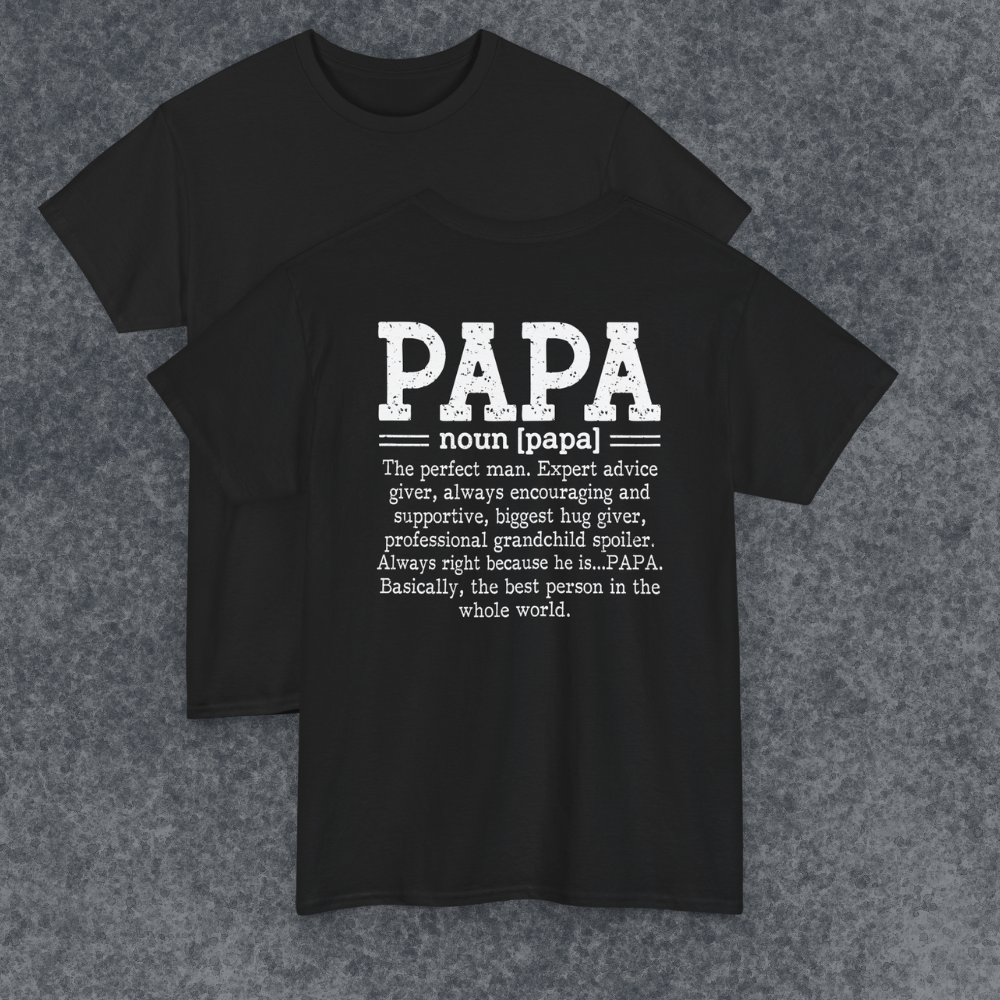 Papa Definition Cotton T-Shirt - Kim’s Signature Beauty & Accessories