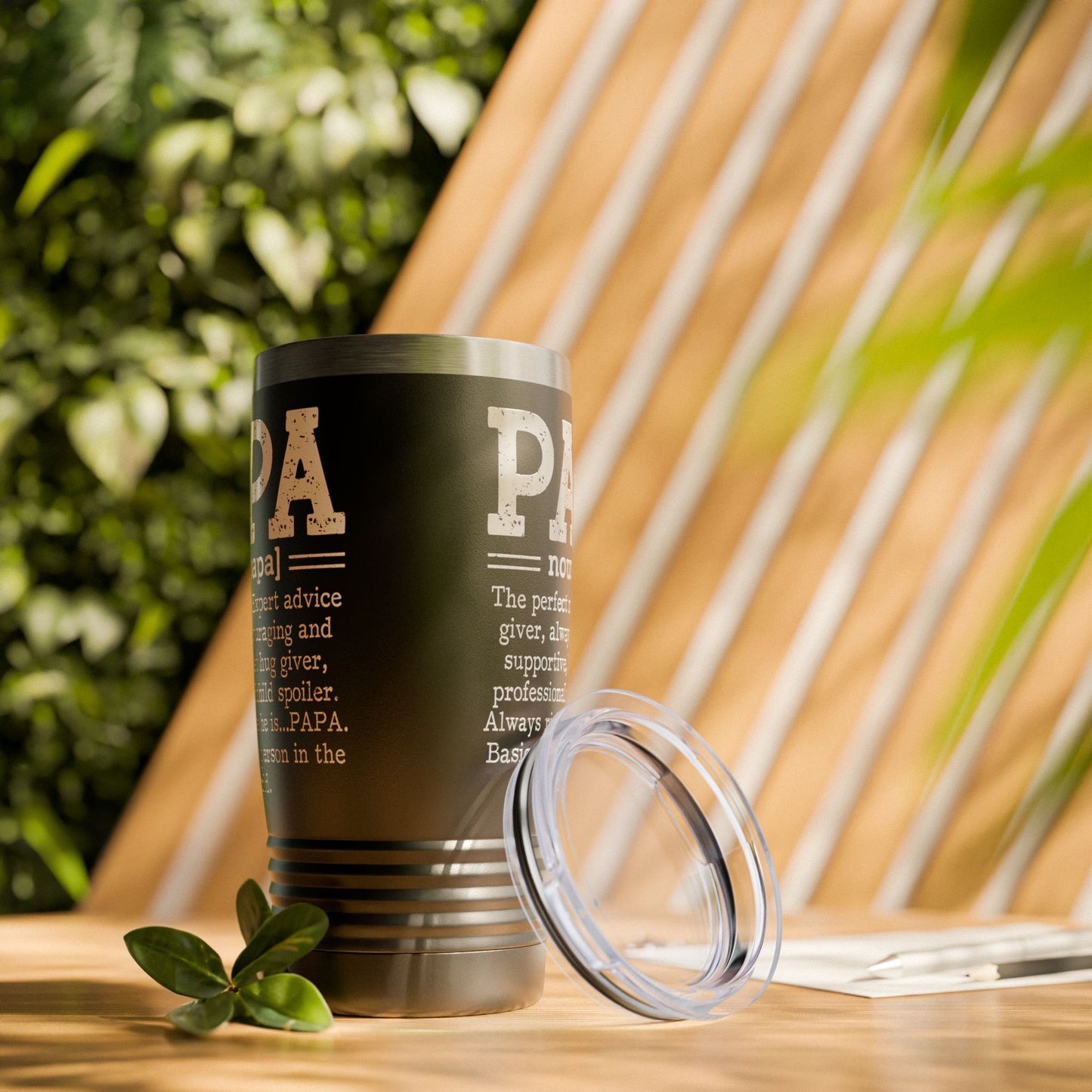 Papa Ringneck Tumbler - 20oz Steel Travel Mug - Kim’s Signature Beauty & Accessories