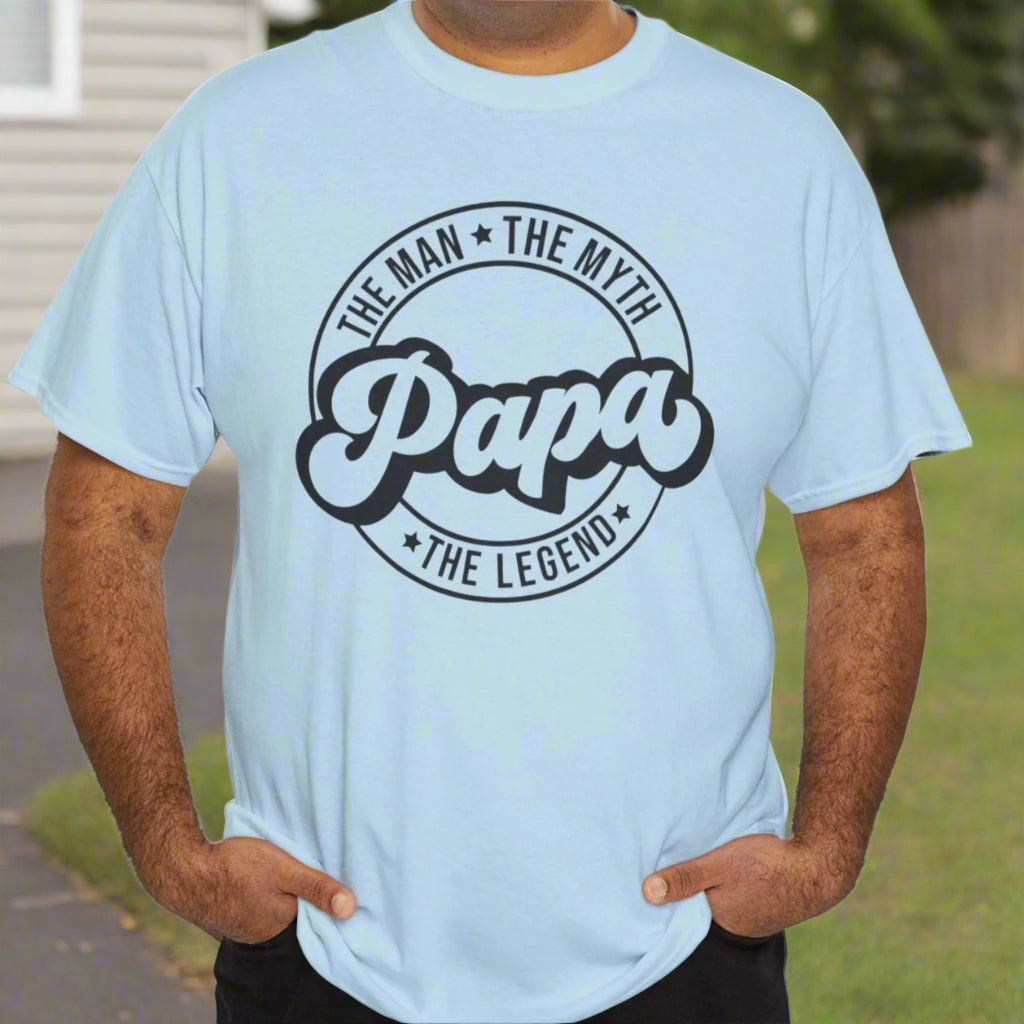 Papa The Myth, the Legend | Cotton Tee - Kim’s Signature Beauty & Accessories