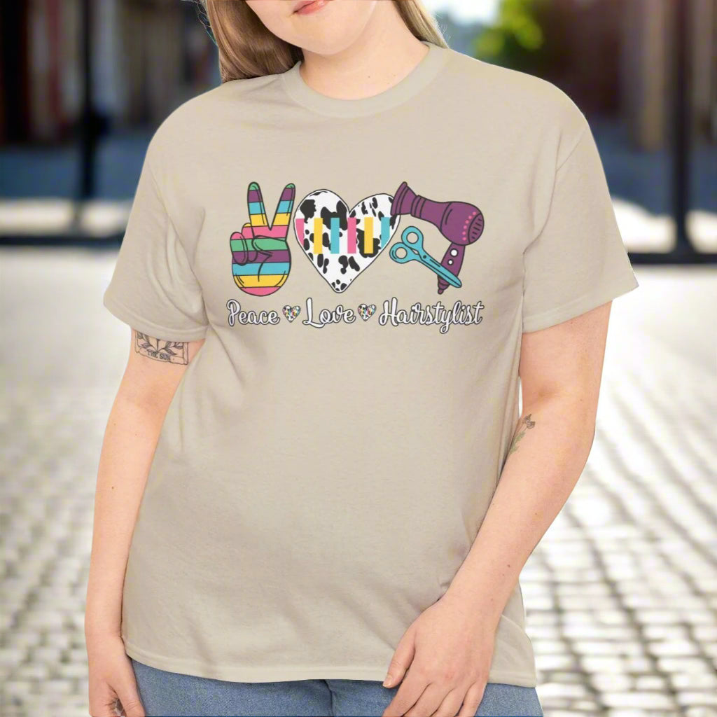 Peace, Love, Hair Tee - Kim’s Signature Beauty & Accessories
