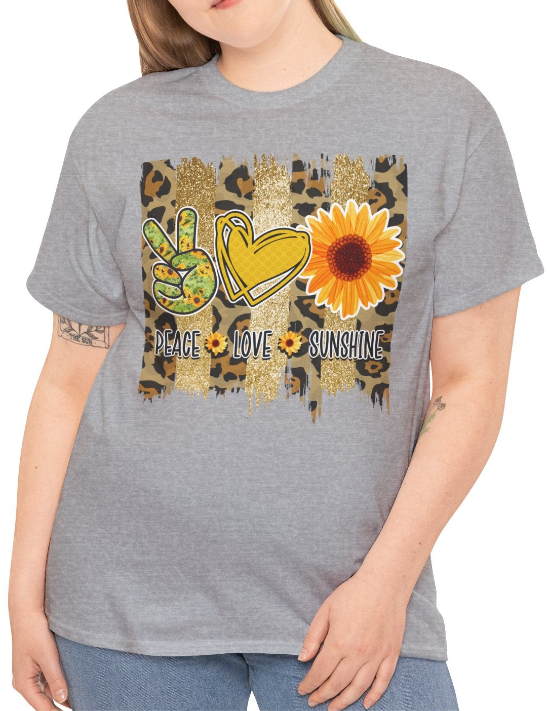 Peace, Love, Sunshine Tee - Kim’s Signature Beauty & Accessories