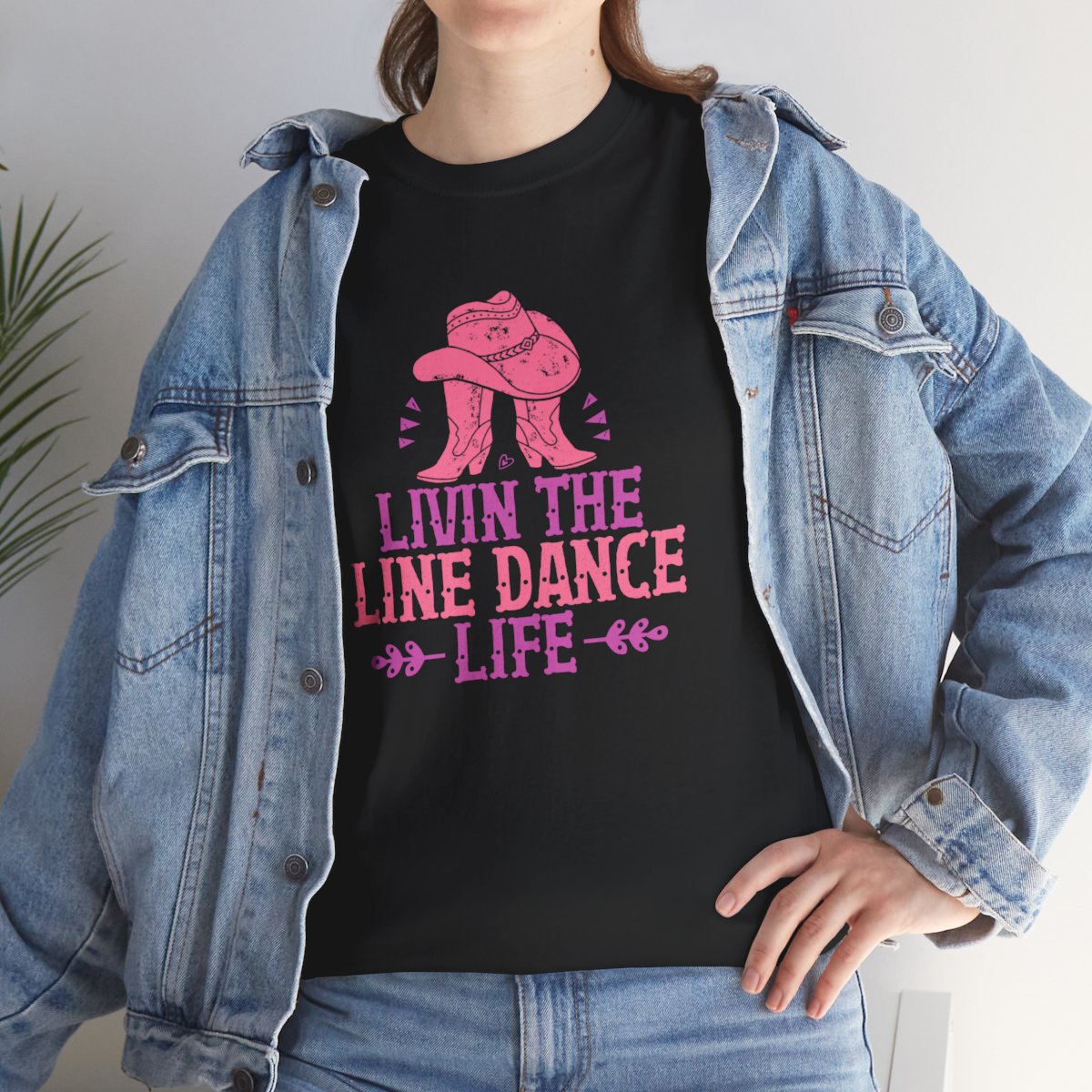Personalized Line Dance Life T-Shirt – Western Country Style - Kim’s Signature Beauty & Accessories