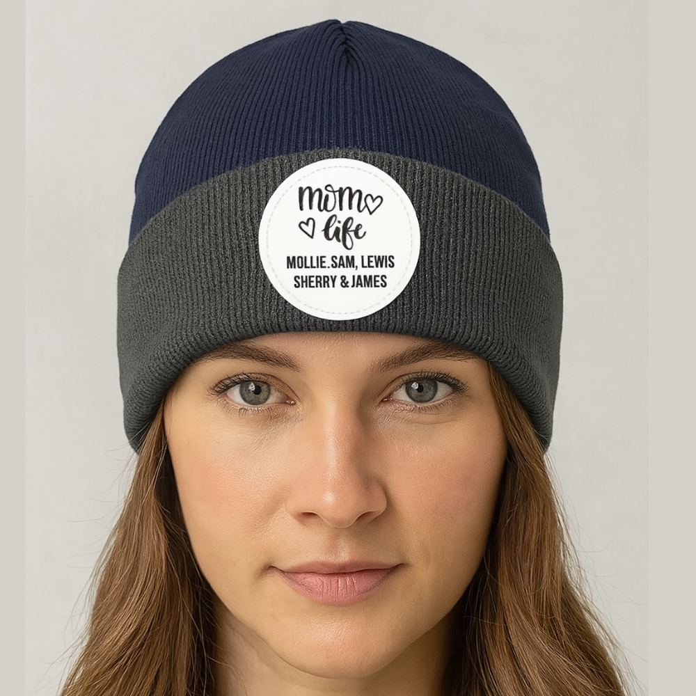 Personalized Mom Life Beanie (1-6 Names) - Kim’s Signature Beauty & Accessories