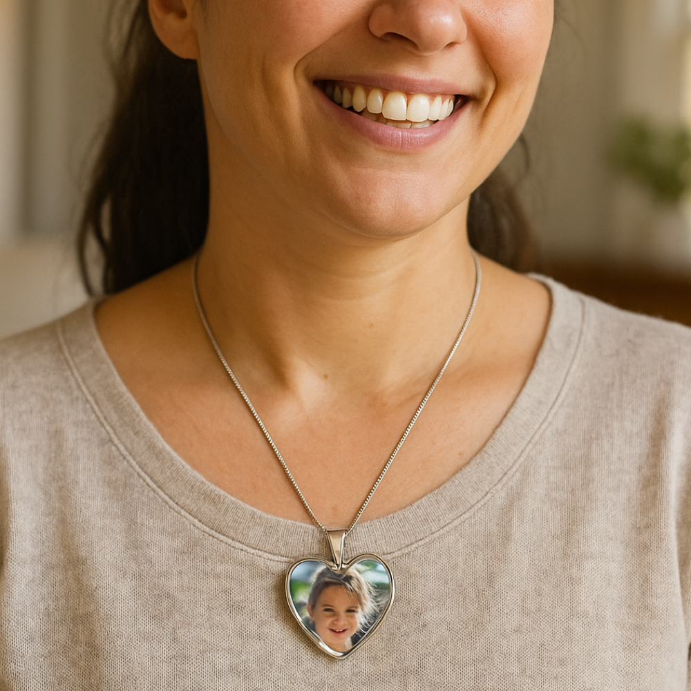 Personalized heart necklace - Kim’s Signature Beauty & Accessories