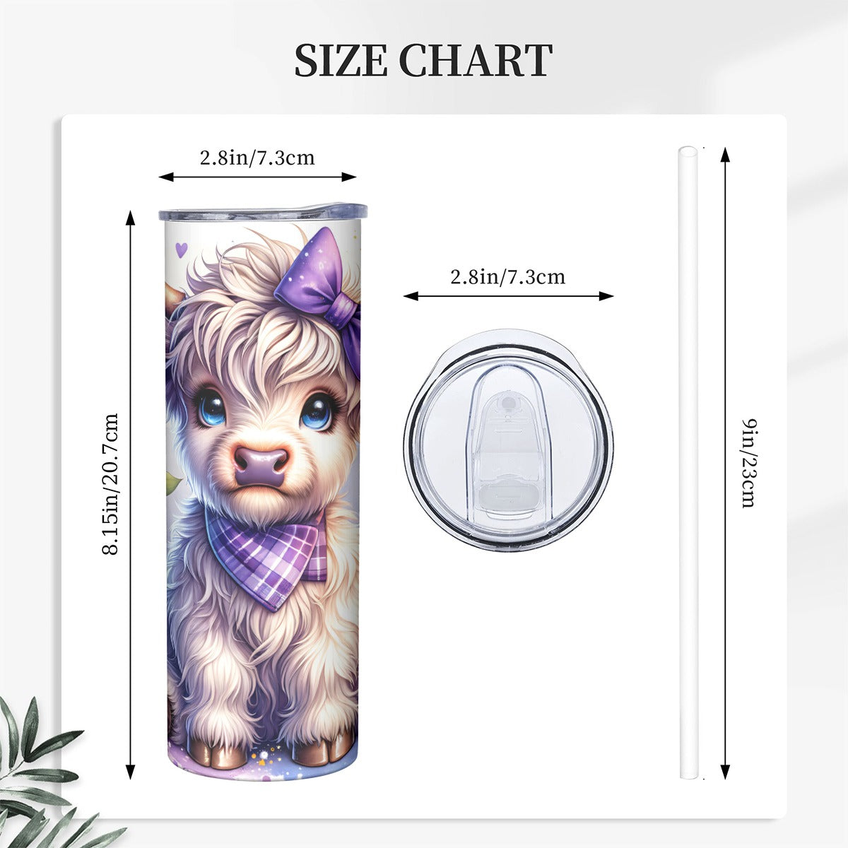 Purple Cow & Sunflowers 20oz Tumbler – Cute Country Vibes - Kim’s Signature Beauty & Accessories