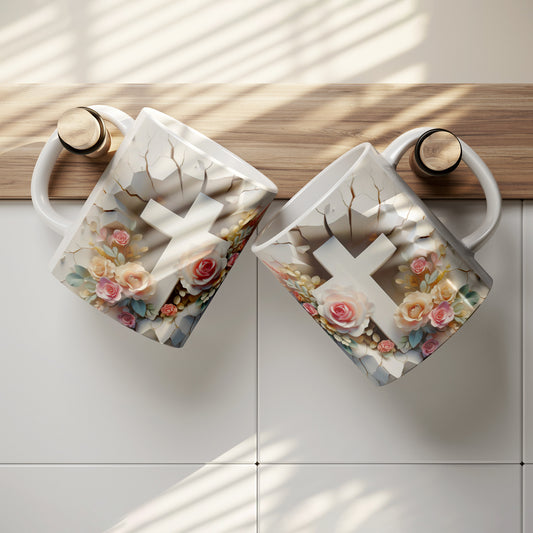 Resurrection Celebration | Cross #1 Mug - Kim’s Signature Beauty & Accessories