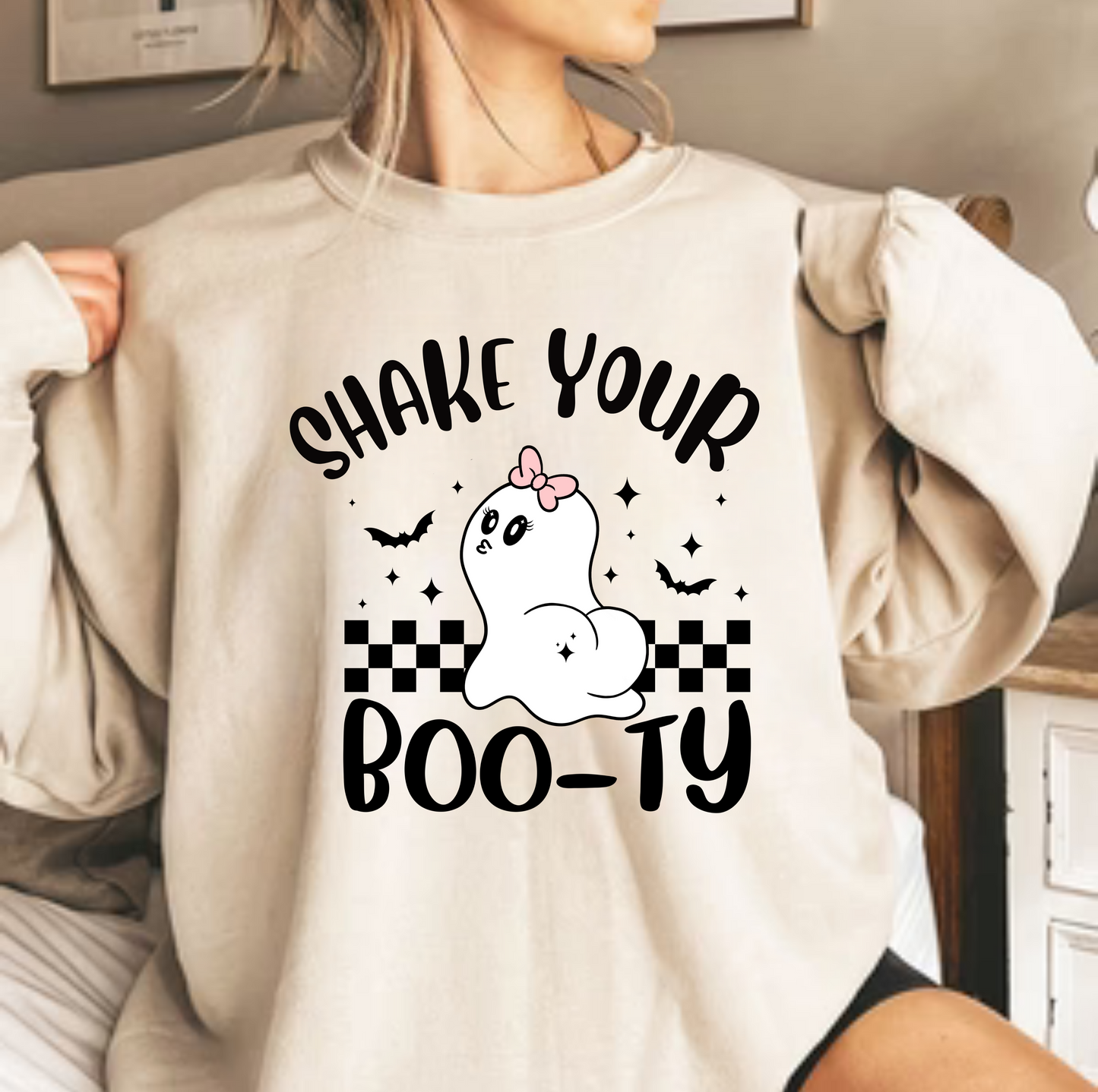 Shake your Booty Ghost Sweatshirt - Kim’s Signature Beauty & Accessories (Store description)