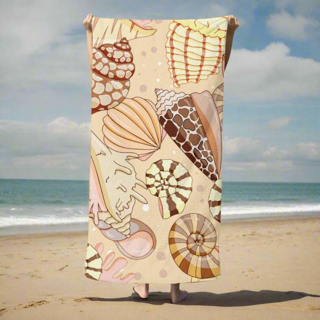 Sea Shell Serenity Beach Towel - Kim’s Signature Beauty & Accessories