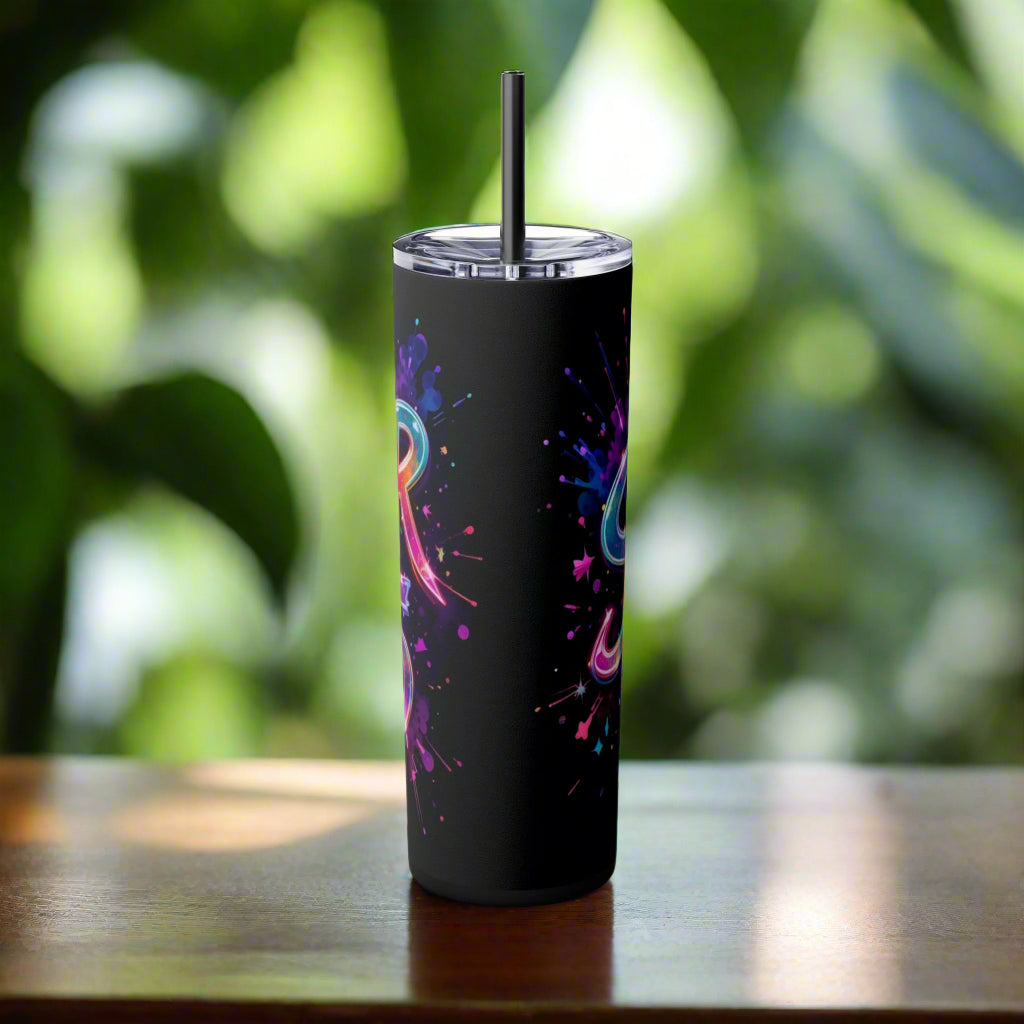 Senior 2025 Skinny Tumbler – Neon Celebration Edition (20oz) - Kim’s Signature Beauty & Accessories