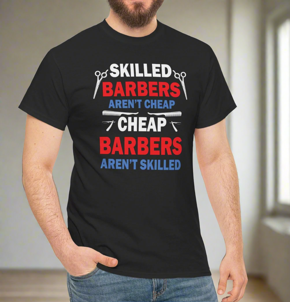 Skilled Barbers Cotton Tee - Kim’s Signature Beauty & Accessories