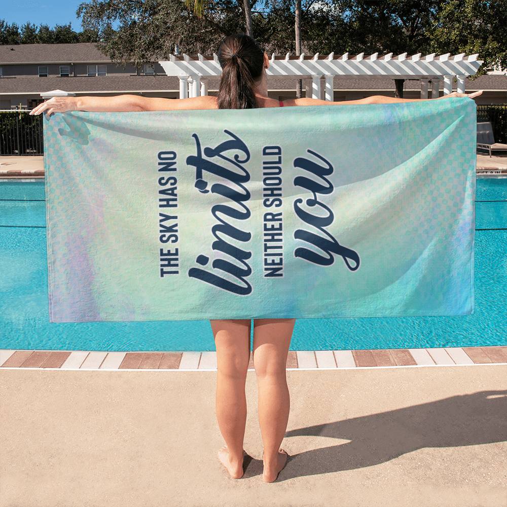 Sky has No Limit | Sports Towel - Kim’s Signature Beauty & Accessories