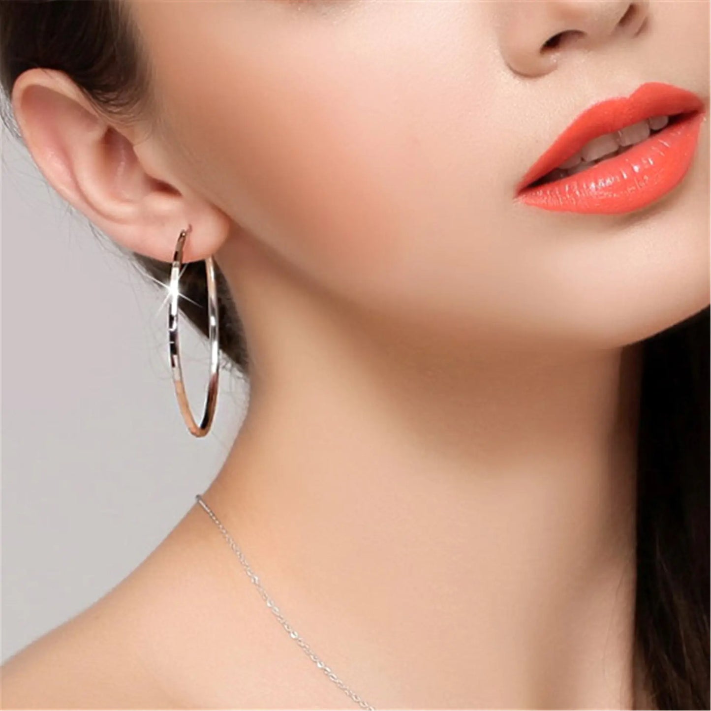 Stylish 925 Silver Hoop Earrings for Women - Kim’s Signature Beauty & Accessories