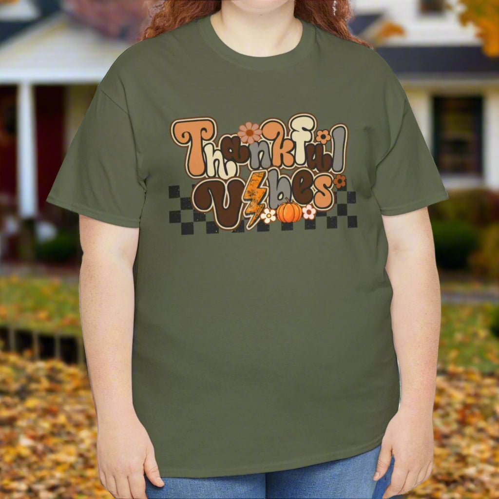 Thankful Vibes Tee - Kim’s Signature Beauty & Accessories