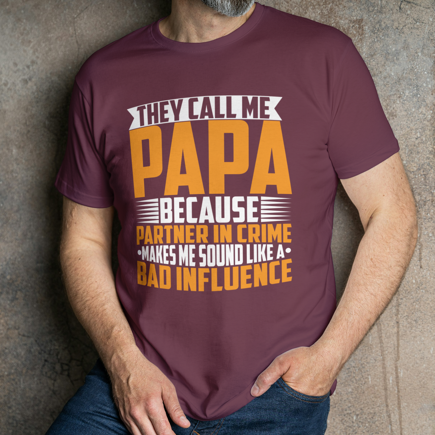 “They Call Me Papa” Funny Cotton Tee – Classic Fit Papa T-Shirt - Kim’s Signature Beauty & Accessories