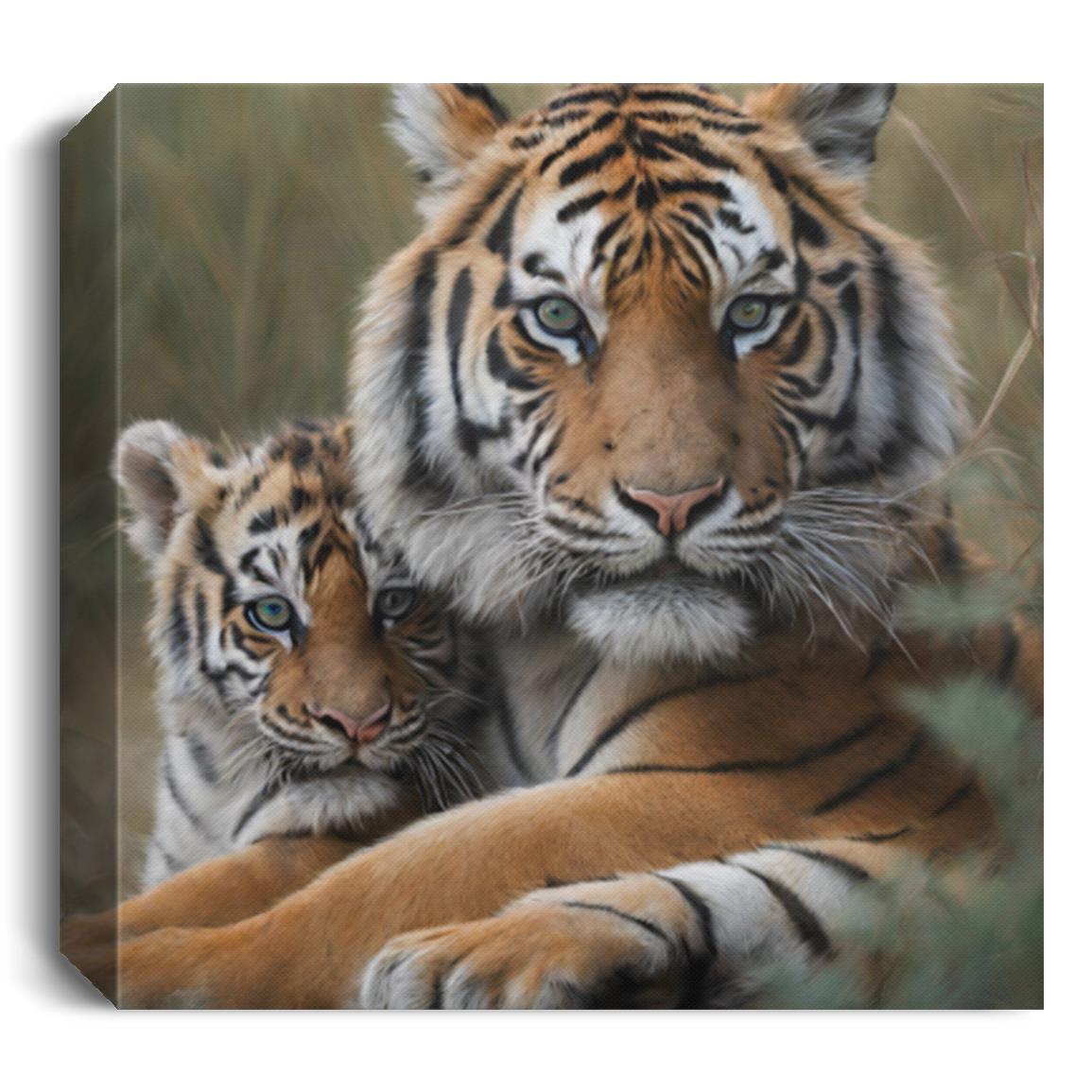 Tiger & Cubs | Canvas Wall Art - Kim’s Signature Beauty & Accessories