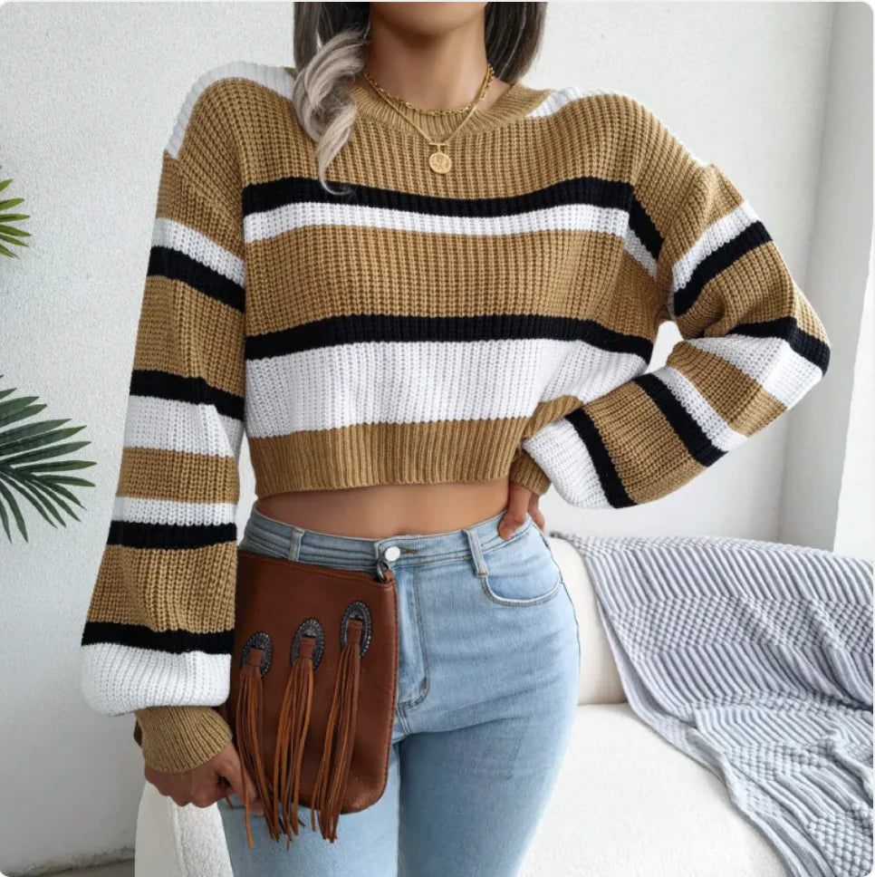 Long Sleeve Knit Sweater - Kim’s Signature Beauty & Accessories (Store description)