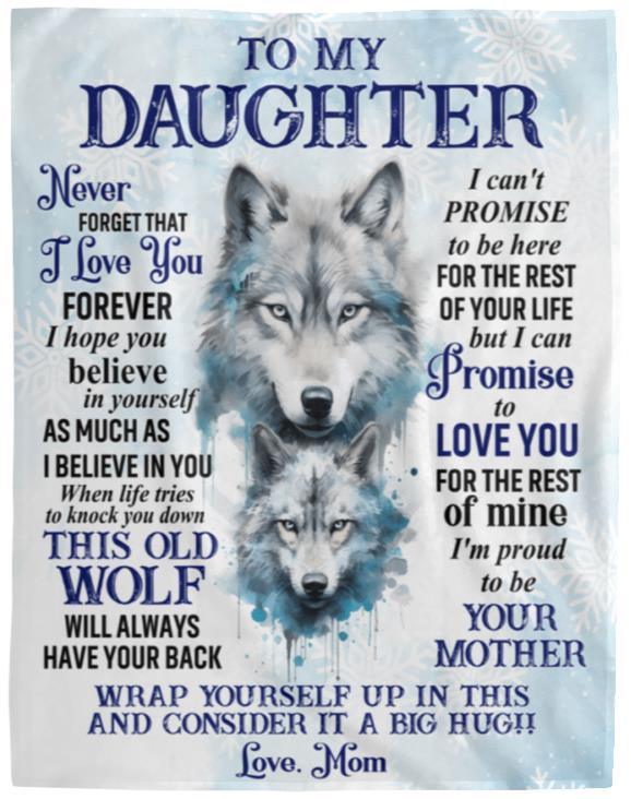To My Daughter | Love Mom Blanket - Kim’s Signature Beauty & Accessories