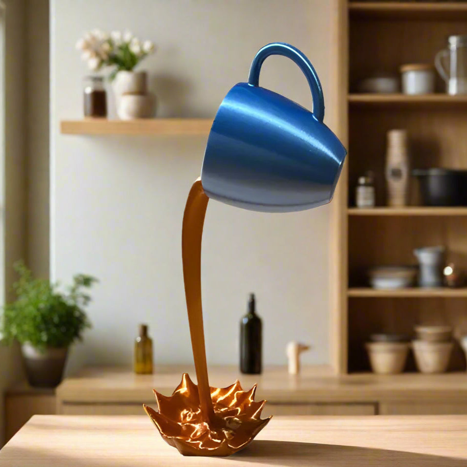 Unique Statues, Floating Coffee Cup Art, & Sculptures - Kim’s Signature Beauty & Accessories