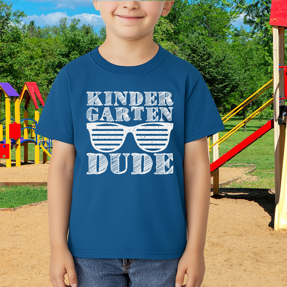 Kindergarten Dude Tee - Kim’s Signature Beauty & Accessories