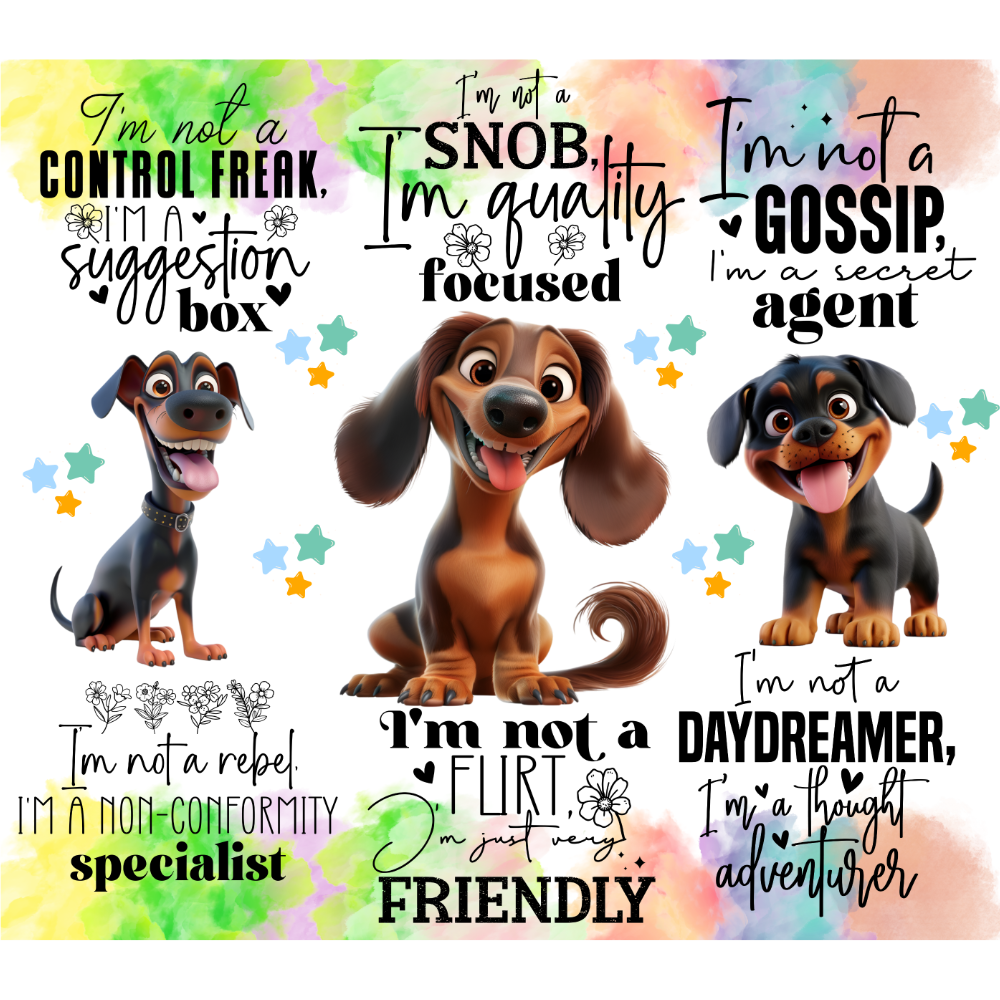 I’m Not a Control Freak; I’m a Suggestion Box Dog Tumbler – 20oz or 30oz - Kim’s Signature Beauty & Accessories (Store description)