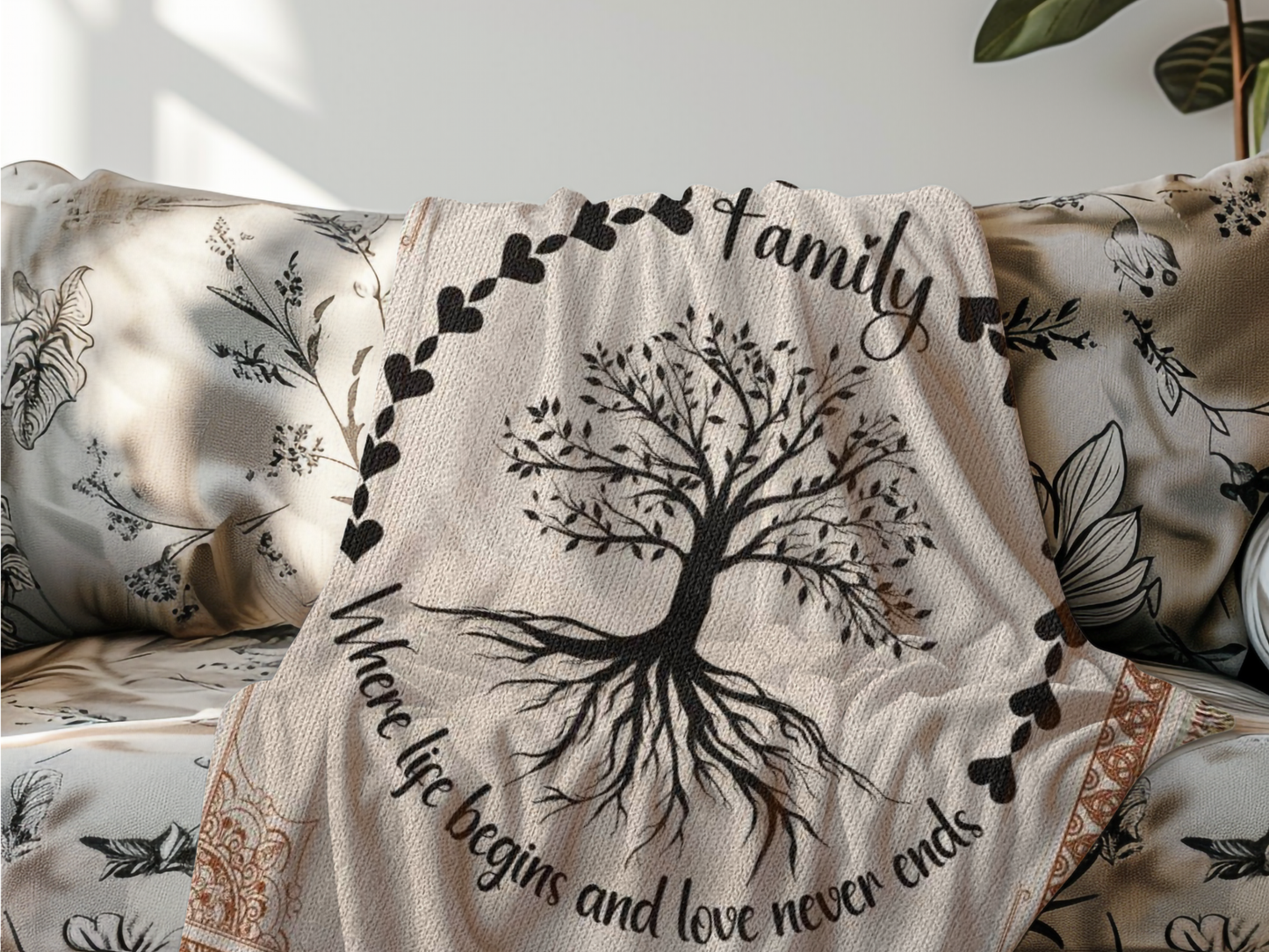 Family | Where life begins (50x60) - Kim’s Signature Beauty & Accessories
