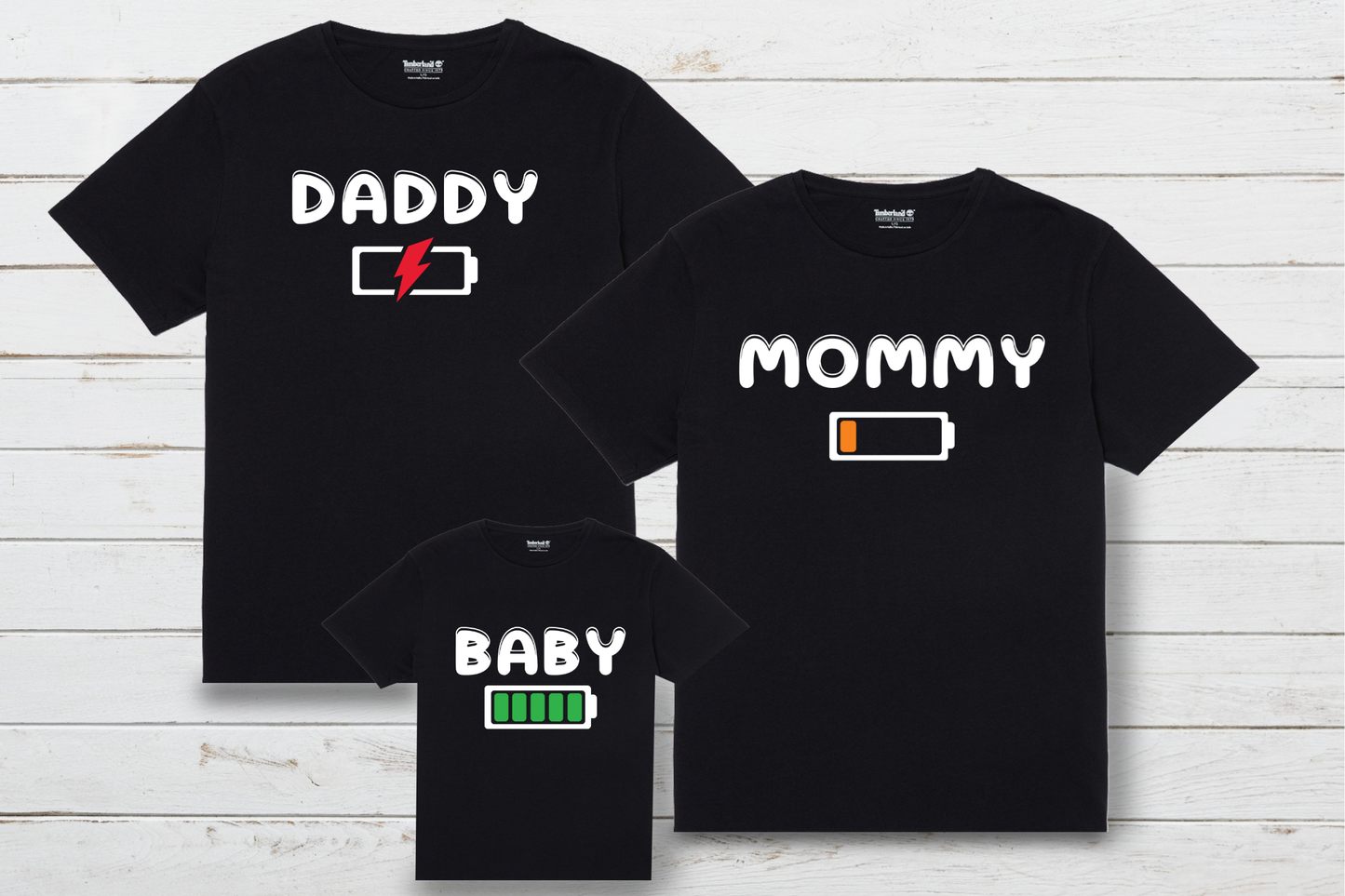 Daddy has a Dead Battery | Black Unisex Heavy Cotton Tee - Kim’s Signature Beauty & Accessories (Store description)