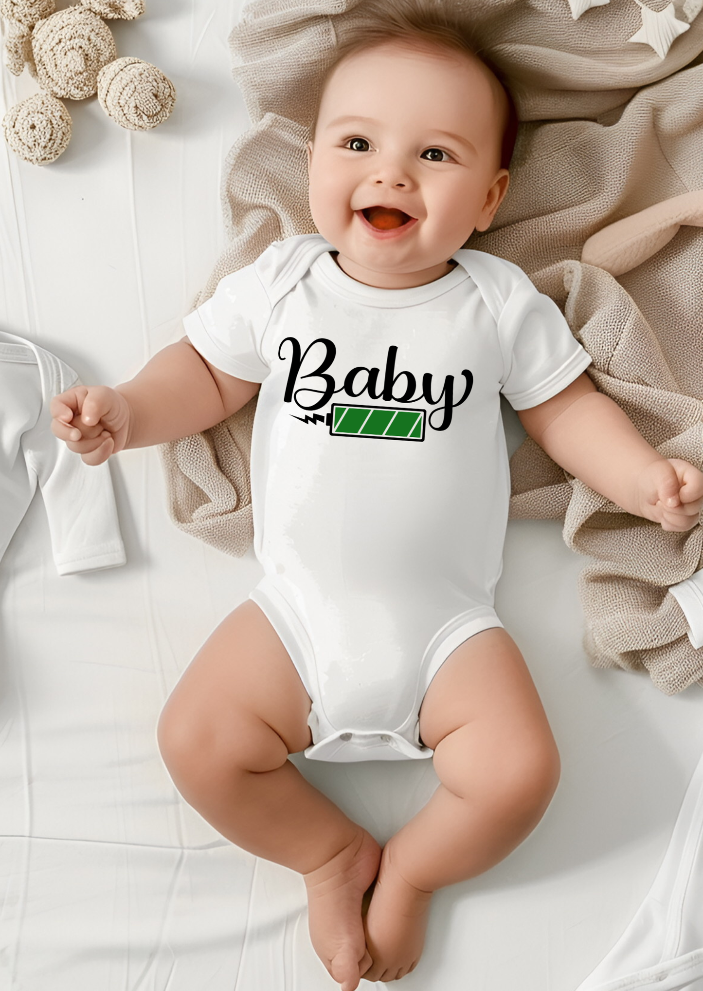 Energized Baby Infant Onsie - Kim’s Signature Beauty & Accessories