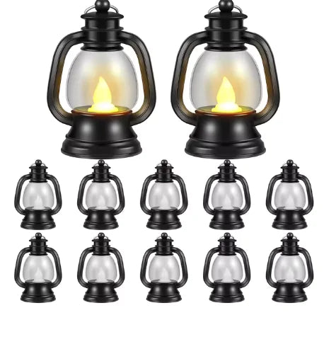 Retro Solar LED Lantern, Flameless Outdoor Hanging Light - Kim’s Signature Beauty & Accessories