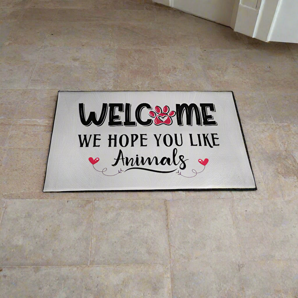 We Hope You Like Animals Mat - Kim’s Signature Beauty & Accessories