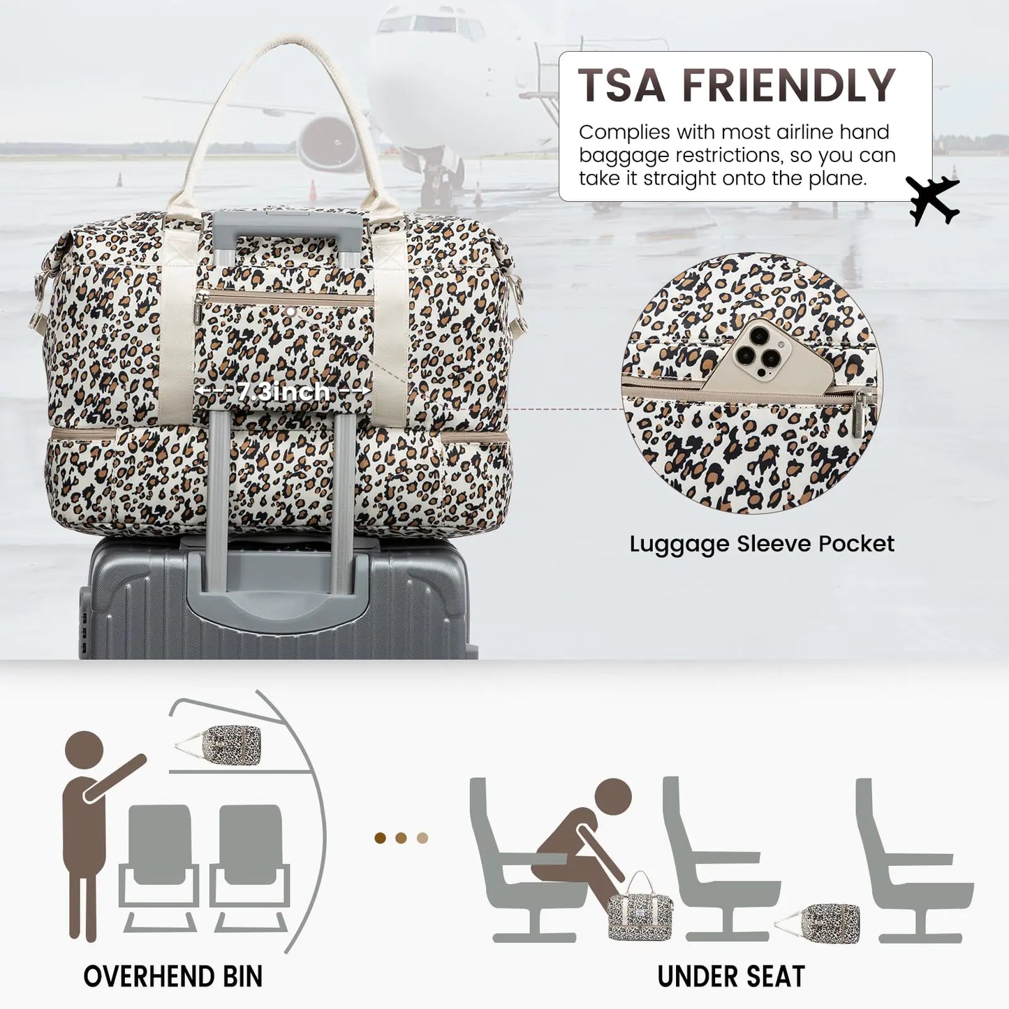 Weekender Bag with Toiletry Bag - Kim’s Signature Beauty & Accessories