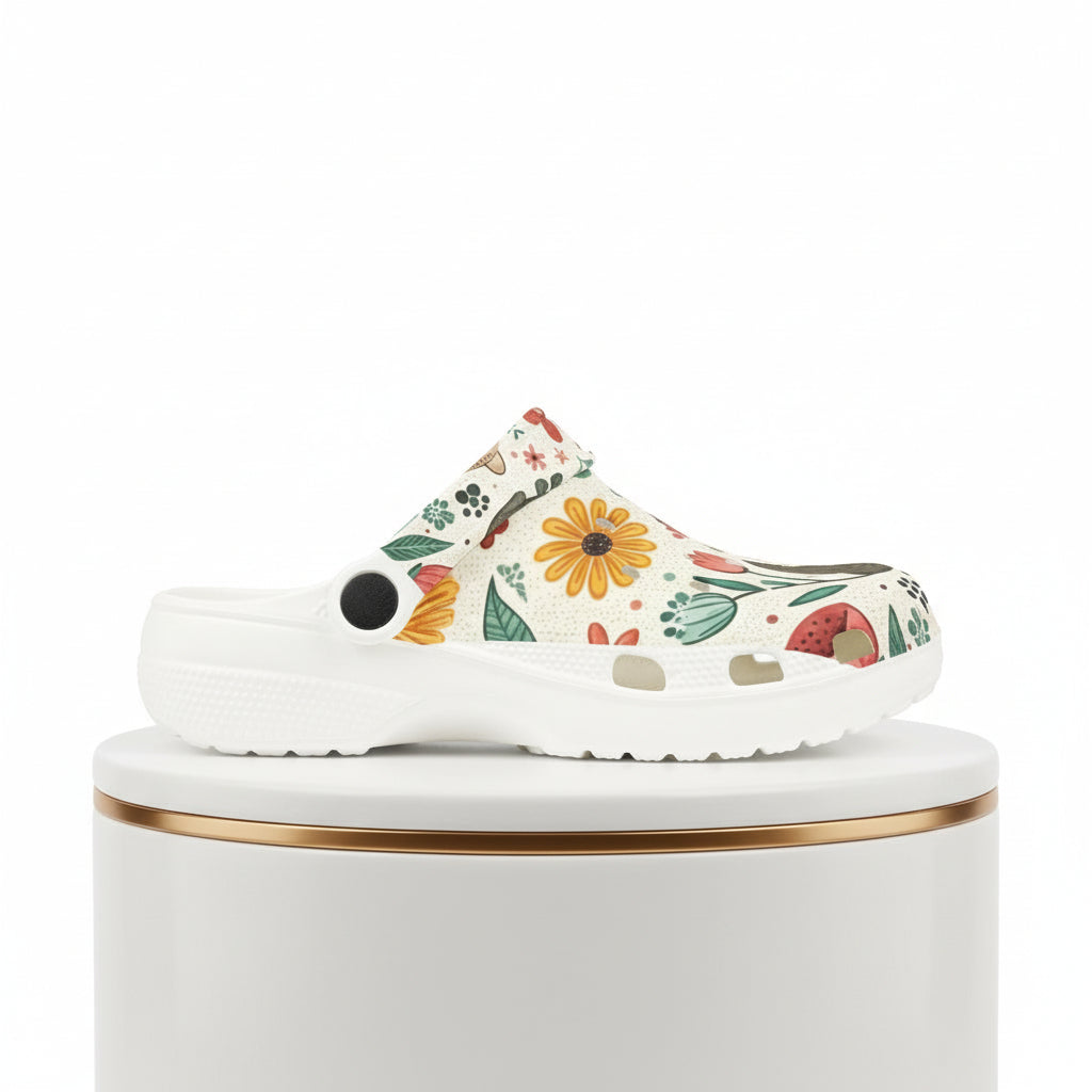 Whimsical Cat Print Kids' Clogs - Fun, Colorful Slip-Ons for Playtime - Kim’s Signature Beauty & Accessories