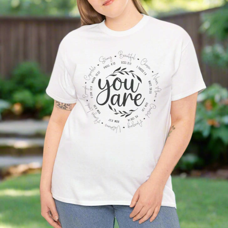 You Are...Scripture Tee - Kim’s Signature Beauty & Accessories